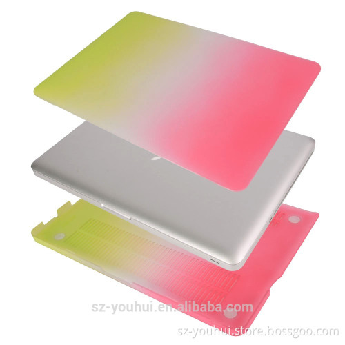Latest version rainbow multi color bottom case for macbook a1342